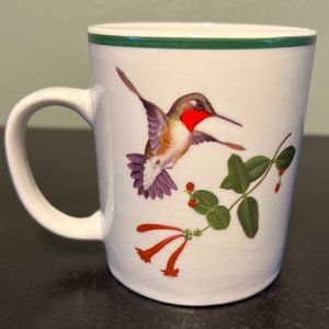 Ruby-Throated Hummingbird w/ Red Flower NATIONAL WILDLIFE FEDERATION Mug